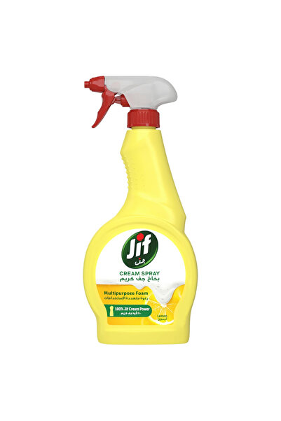Jif بخاخ كريم التنظيف متعدد الأغراض بالليمون، 500 مل