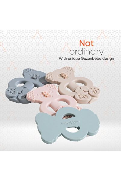 Gezenbebe Baby Training Toothbrush & Teether | Soft BPA-Free Infant Tooth Brush, Teething Relief