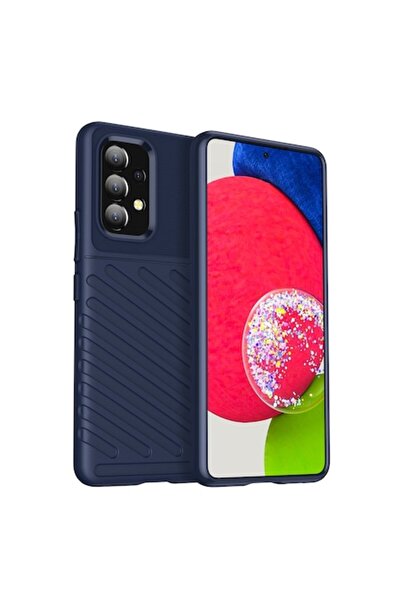 OEM Carcasă flexibilă Thunder compatibilă cu Samsung Galaxy A53 5G, albastră