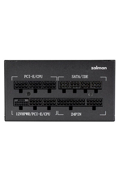 Zalman Napájací zdroj pre PC TeraMax II, 850W, 80+ Gold, modulárny, 12cm, zlatý/čierny