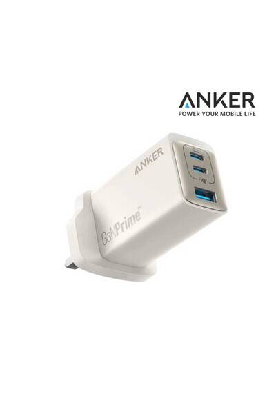 Anker Wall Charger with 65W Power, Dual USB-C Ports PD Technology & USB Port - Gold