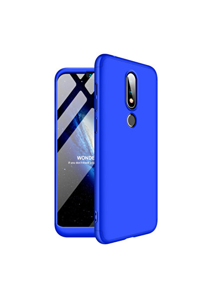 Atlas NOKIA 6.1 (2018) GKK 360 Θήκη πλήρους κάλυψης (Μπλε)
