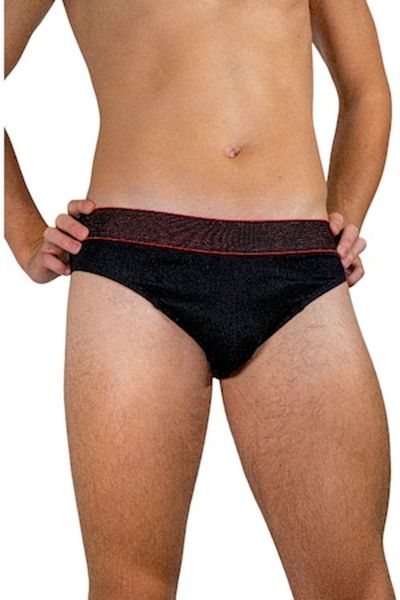 LUAN Men's Classic Briefs, Black