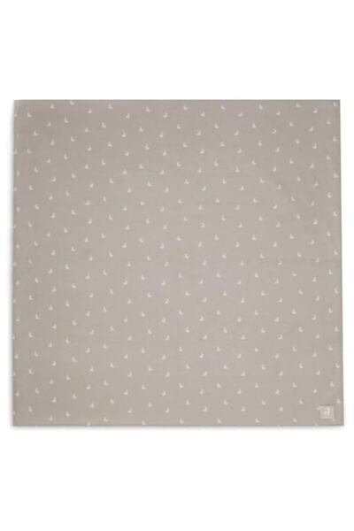 Jollein Muselină de bumbac, 115 x 115 cm, Rabbit Nougat GOTS,