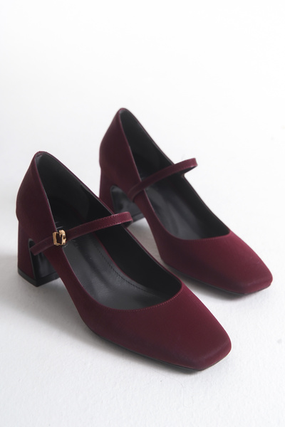 Solo Bag Women's Mary Jane Thick Heeled 5 cm Heeled Shoes