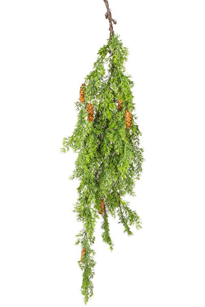 Herdekora Yapay Çam Dalı Kozalaklı Yeşil 100 Cm.