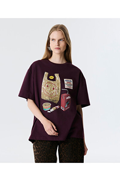 Twist GÖRSEL BASKILI PATCH'Lİ T-SHIRT