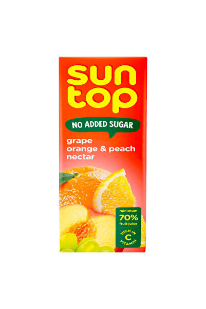 SunTop عنب وبرتقال وخوخ، 180 مل