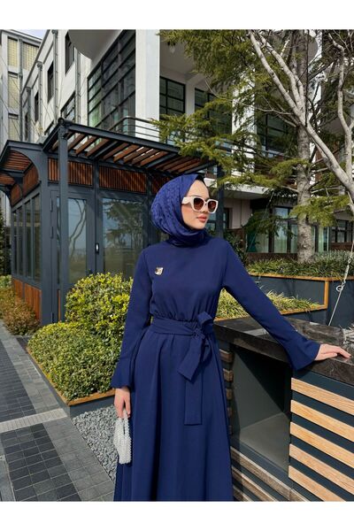 SSDESİNG Mihra Dress Navy Blue