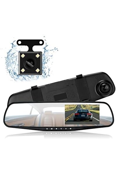 Generic Dash Cam Mirror Dash Camera Front and Rear 1080P Full HD Video Car Driving Recorder Wide-Angl