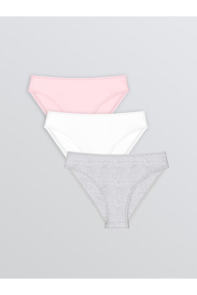 LC Waikiki Chiloți bikini uni pachet de 3
