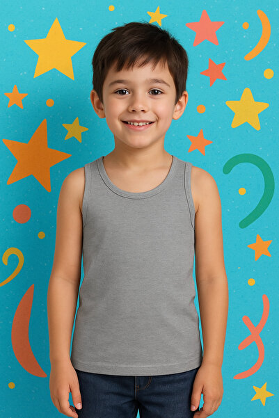 belpa Akpınar Çamaşırları Erkek Çocuk Penye Atlet 6'Lı