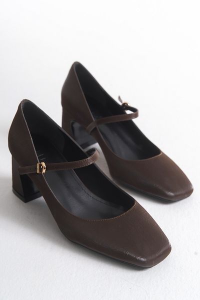 Solo Bag Women's Mary Jane Thick Heeled 5 cm Heeled Shoes