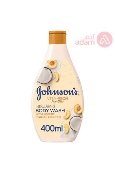 Johnson BDY/WSH YOG& PEACH COCONUT 400ML