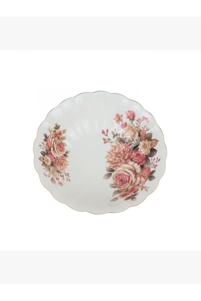 rexa Floral Patterned Plate - 23 x 7 cm