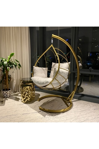 SİMURG SALINCAK VE DESİGN Damla Salıncak - **Minder Rengi Seçebilirsiniz**Armut Salıncak