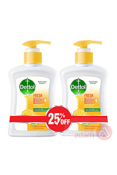 Dettol HD/WSH FRSH 200ML 2PC 25%OFR