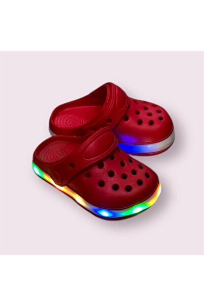 AkınalBella Baby Red Light Led Sole Light Indoor Slippers Sandals