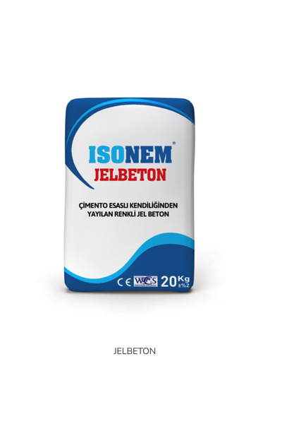 cevahiripek İSONEM JELBETON GRİ ÇİMENTO ESASLI KENDİLİĞİNDEN YAYILAN RENKLİ J...