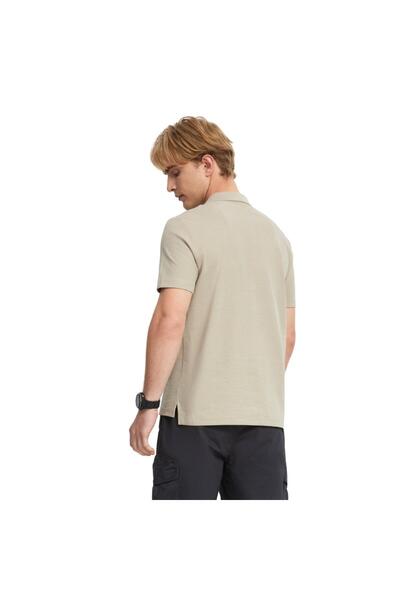 Giordano Men's Regular Fit Waffle Knit Polo
