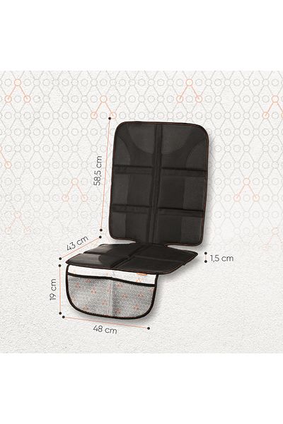 Gezenbebe Car Seat Protector for Kids | Waterproof & Durable Seat Cover, Leather & Fabric Protection