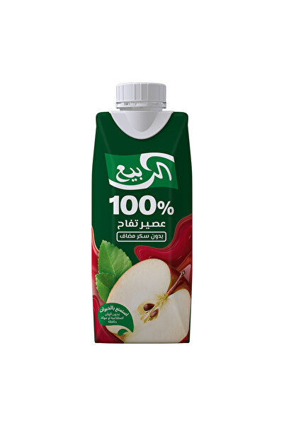 Al Rabie عصير التفاح، بدون إضافة سكر، 250 مل