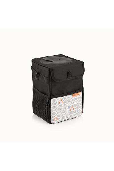 Gezenbebe Car Trash Can | Portable & Reusable Car Garbage Bag with Lid Backseat Organizer Waste Bin