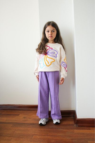 öykümgaleria Girl's Seasonal Top and Bottom Set