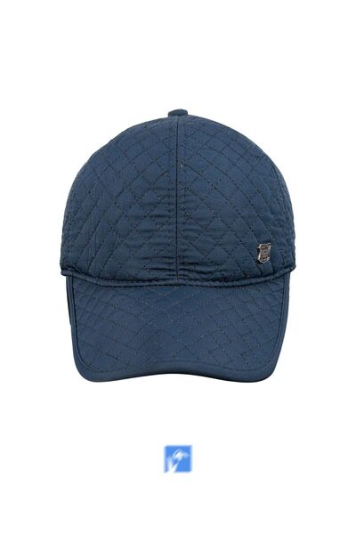 Kardelen Butik Denizli 70% Acrylic, 30% Cotton, Soft Fleece Lined, Ear Flap, Waterproof Hat (Quilted)