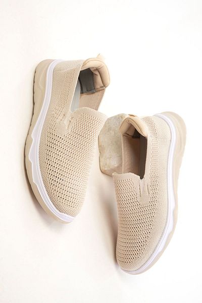 Zerenyus Vector Knitwear Detailed Laceless Men's Sports Shoes