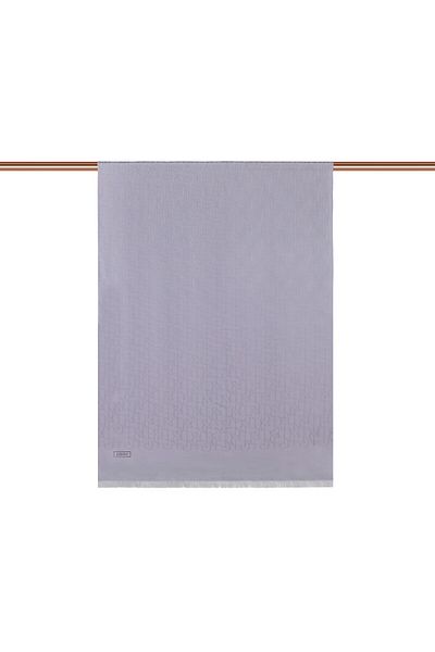 ipekevi Four Seasons Lilac Ie Monogram Shawl