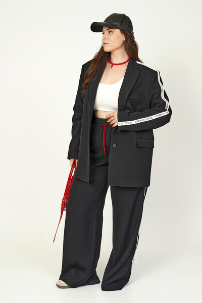 Büyük Moda YANI ΜΠΛΕΖ ΜΠΛΕΖ ΜΕ ΛΕΠΤΟΜΕΡΗ ΡΙΓΕΣ