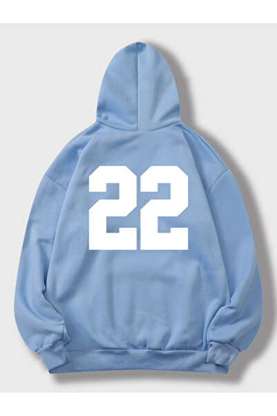 Revasser Unisex Erkek/Kadın 22 Renkli Özel Baskılı Pamuklu Oversize Kapüşonlu...