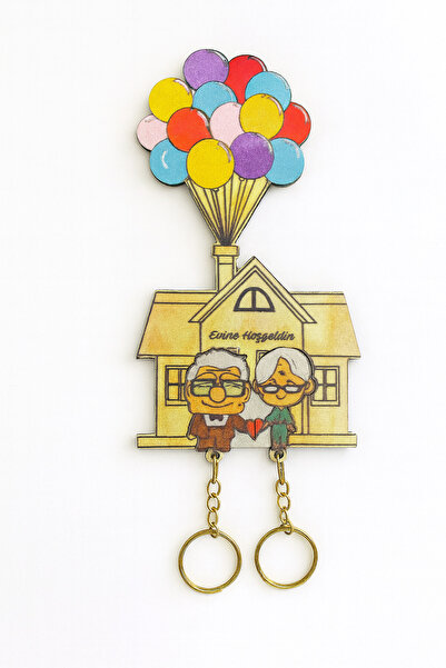 EVİMDM Look up Movie Inspired Decorative Keychain – Welcome to Your Home Design