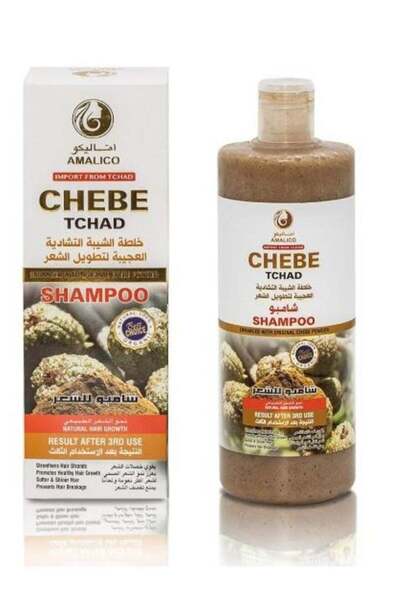 Amalico شامبو تشيبي تشاد لنمو الشعر الطبيعي 500 مل