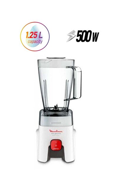 Generic Moulinex Genuine Blender With Attachments 1.25 L 500 W LM242B25 White