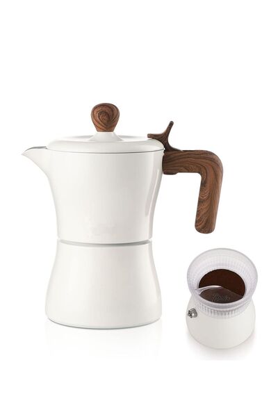 Generic Arabest Espresso Maker 3 Espresso Cup, Cuban Coffee Maker Stove Top Coffee Maker with Dosing Ring D
