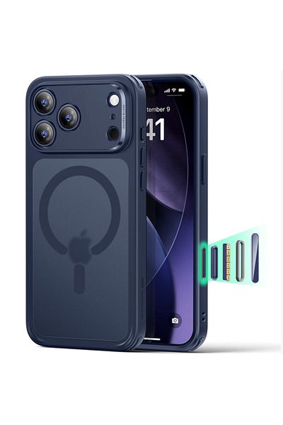 ESR Carcasă pentru iPhone 17 Pro Classic Hybrid HaloLock, Albastră