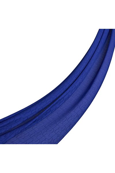 ipekevi Four Seasons Saks Blue Ie Monogram Shawl