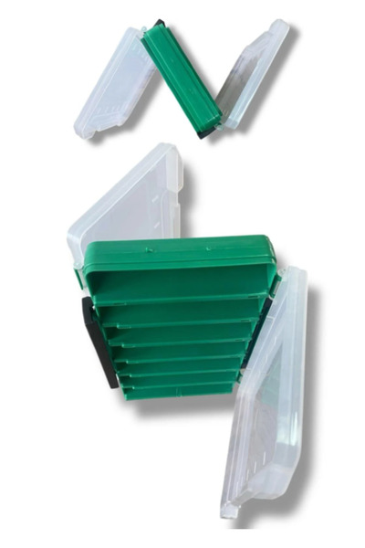 Genel Markalar ICON-IC Balıkçı Malzeme Kutusu Çift Taraflı 19cm x 12cm x 3,5cm