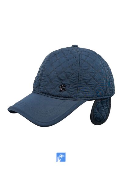 Kardelen Butik Denizli 70% Acrylic, 30% Cotton, Soft Fleece Lined, Ear Flap, Waterproof Hat (Quilted)
