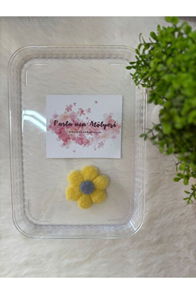 SOFT 0-3 ani cu păr scăzut și fără păr agrafă pentru copii margaretă galbenă