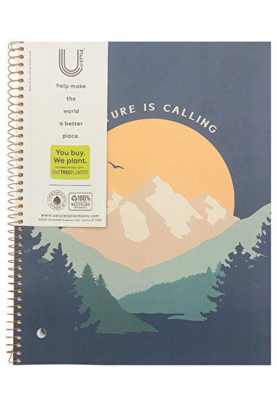 U style "Spiral Notebook, College Ruled, 80 Sheets – Assorted Designs & Colors for Every Style"