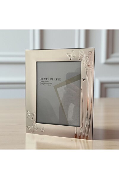 BSP Silver Look Metal Picture Frame Width 13cm Height 18cm (with Glass)