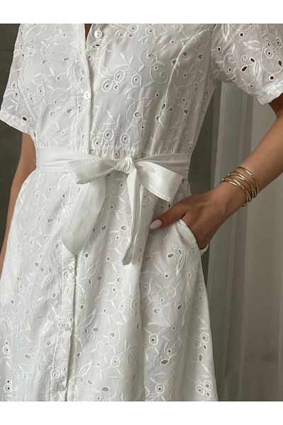 Queensland Waist Belted, Eye Beaded Pattern, Wrapped Maxi Length, Comfortable Stylish Casual Dress