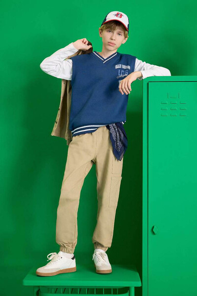 DeFacto Taş Erkek Çocuk Pantolon F2102A8/BG405