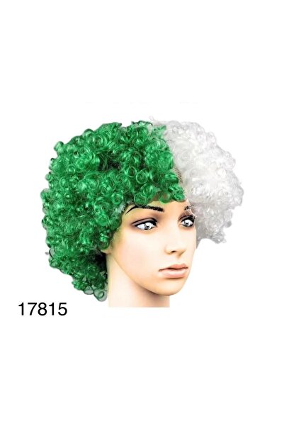 Mazaya شعر مستعار اخضر للاحتفال باليوم الوطني السعودي