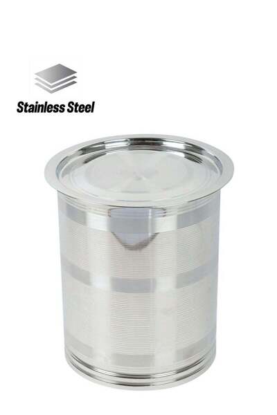 Generic Ayda Stainless Steel Round Vertical Storge Container 25Liter Pawali