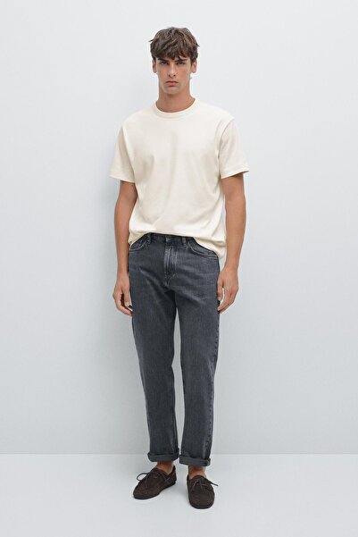 Massimo Dutti %100 pamuklu kısa kollu t-shirt