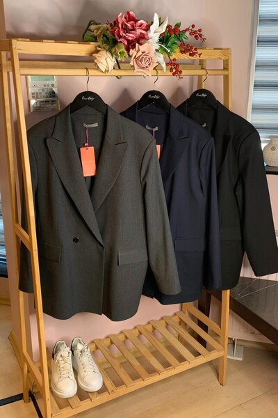 Büyük Moda Thick Blazer Jacket
